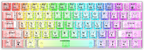 ANEEX BKB610 Ice-Clear Full Transparent Tri-Mode Mechanical Keyboard